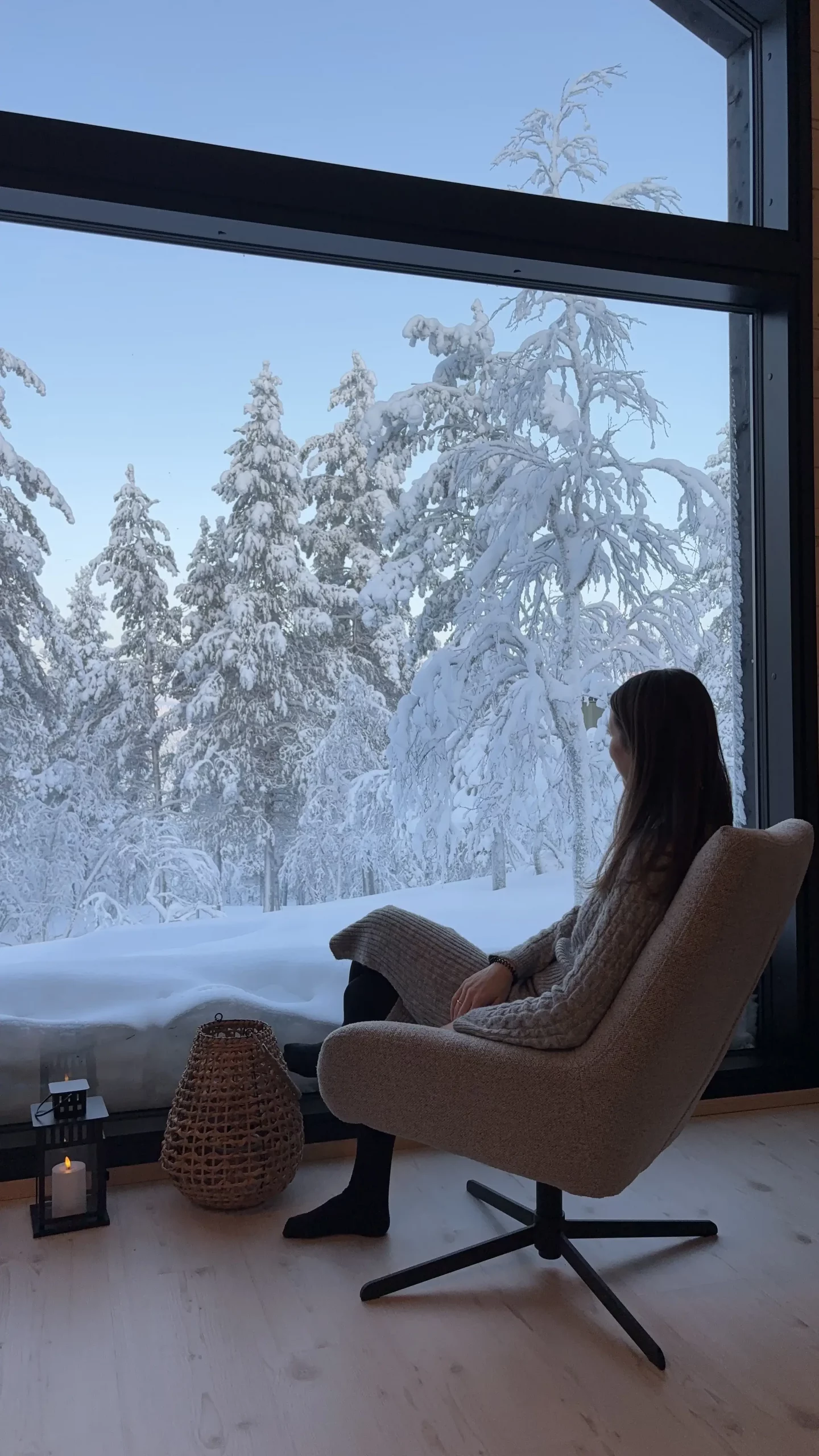 Ella im Winter Wonderland in Finnland
