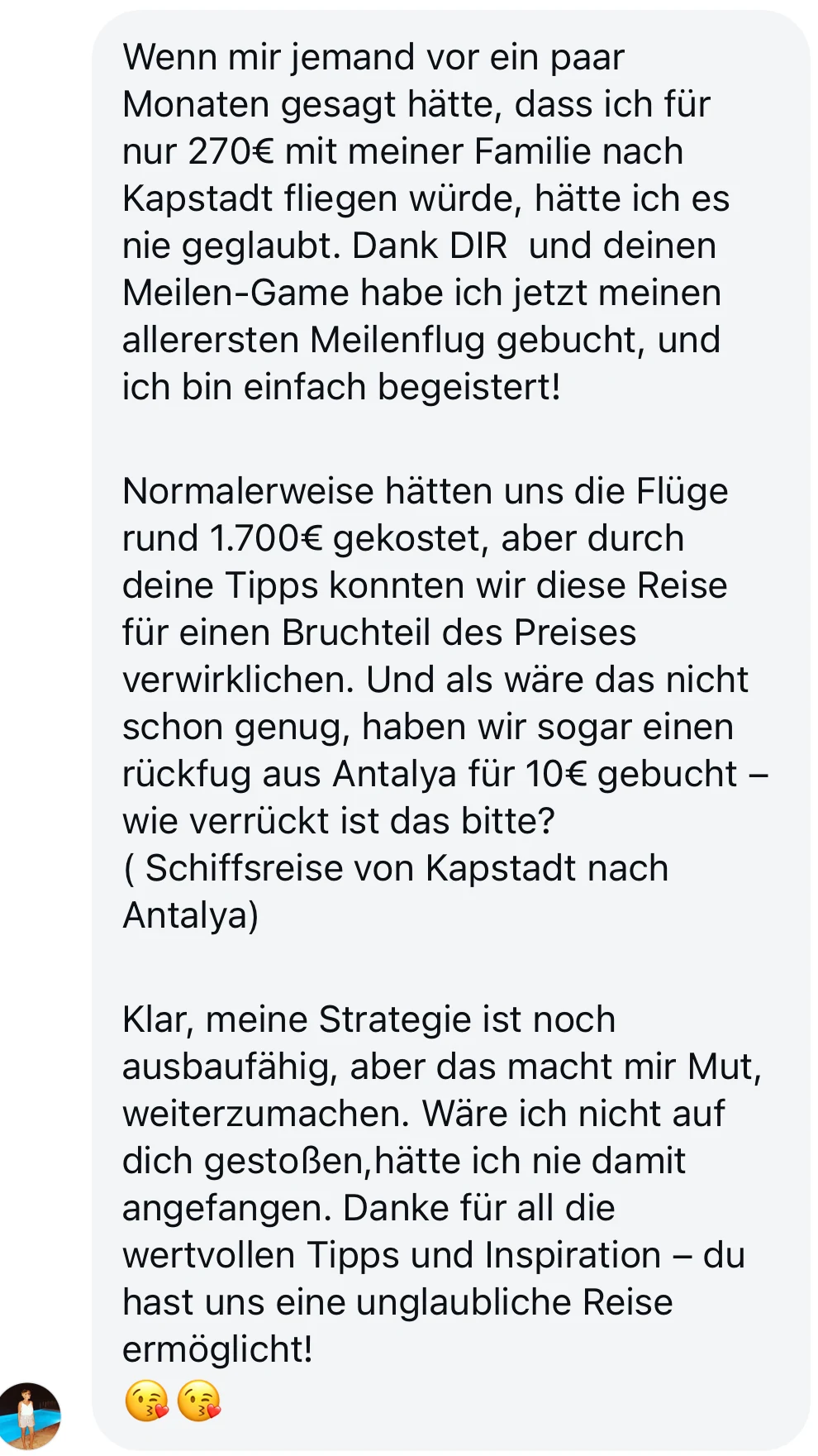 Mit der Familie für 270 Euro nach Kapstadt statt 1.700 Euro