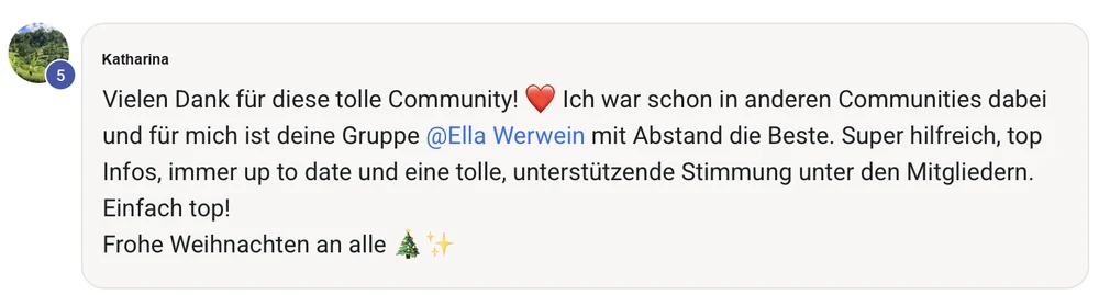 Von allen Communities mit Abstand die beste
